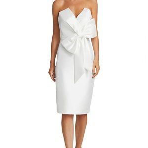BADGLEY MISCHKA Strapless Bow Dress